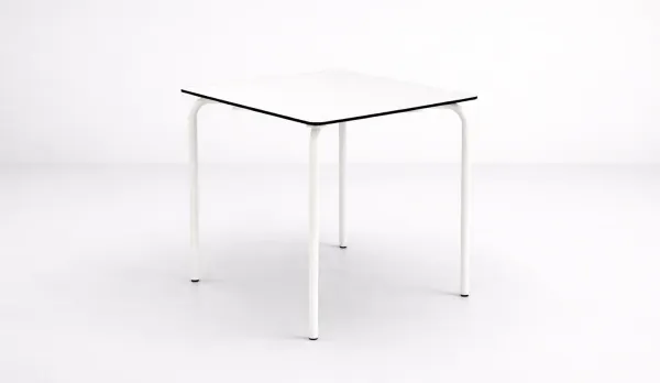 Mesa de terraza de acero galvanizado
