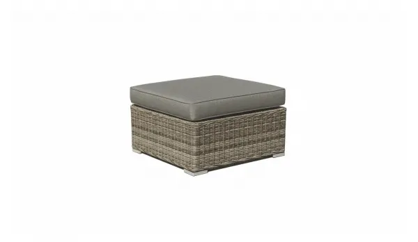 Otomán / Puff serena gris