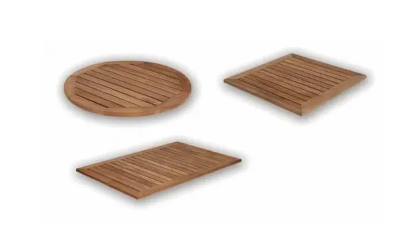 Tablero de TECA 120x80 cm. RECTANGULAR