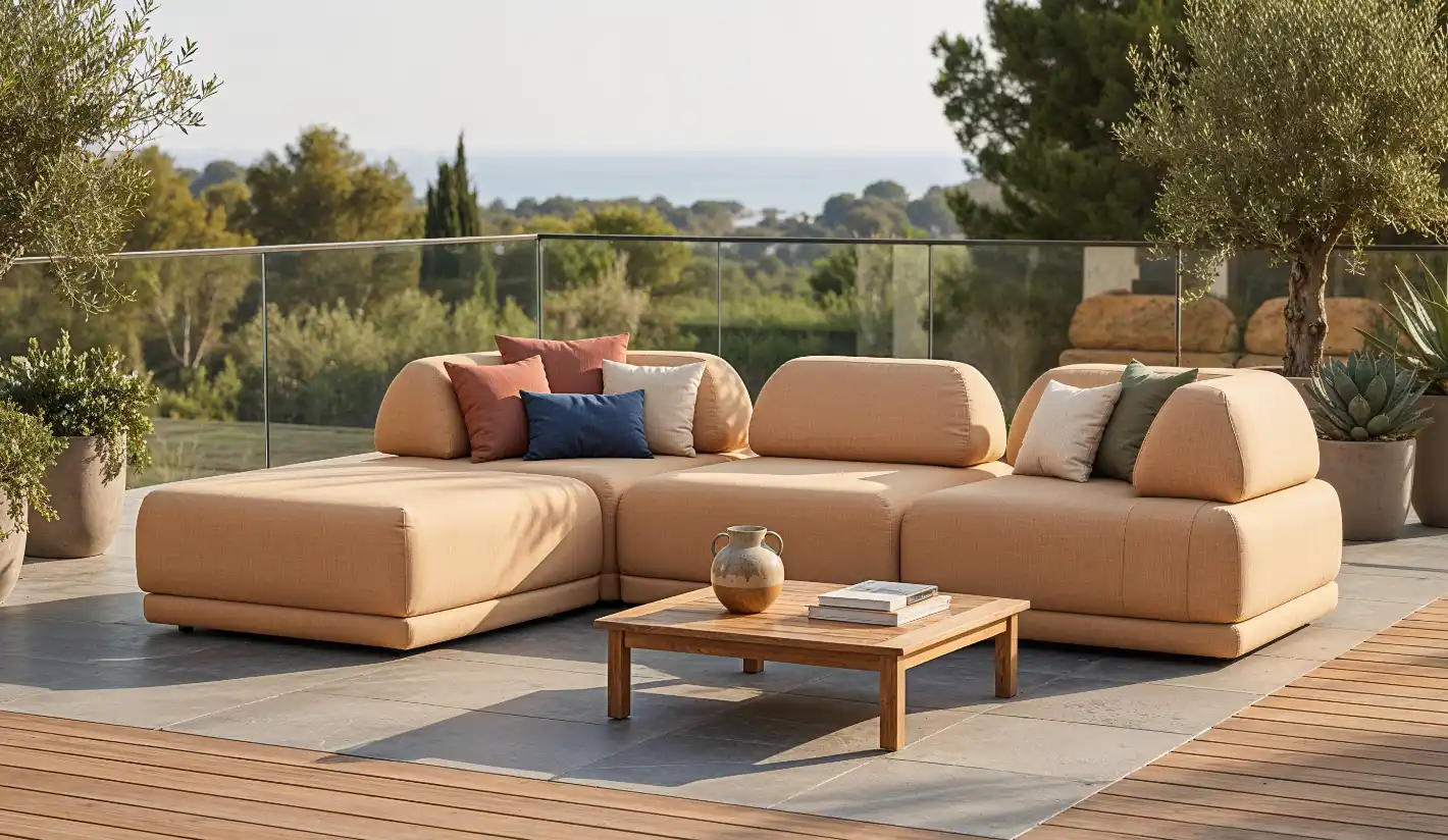 Muebles de exterior con tejidos de alto rendimiento All-Weather