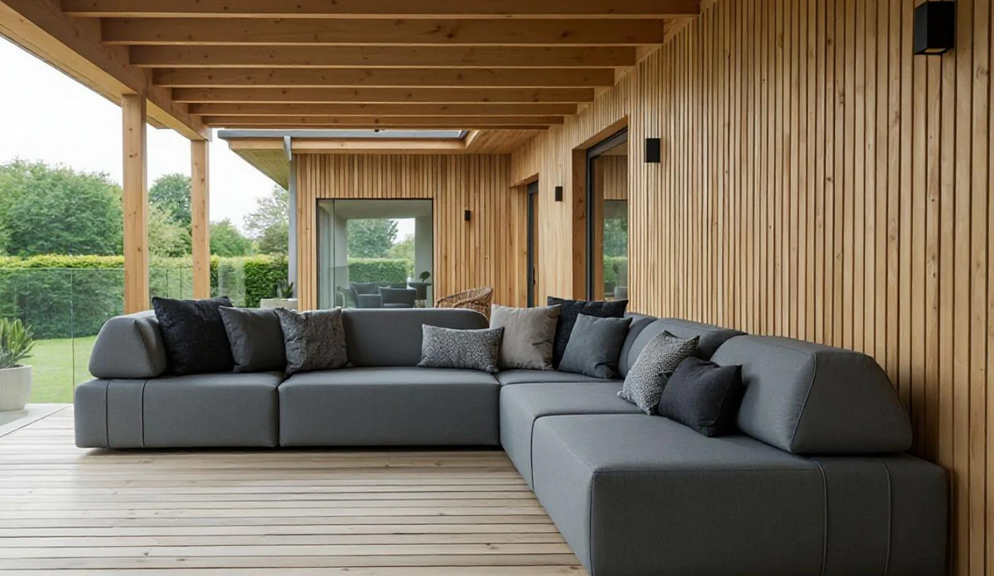 Mobiliario de jardín modular impermeable