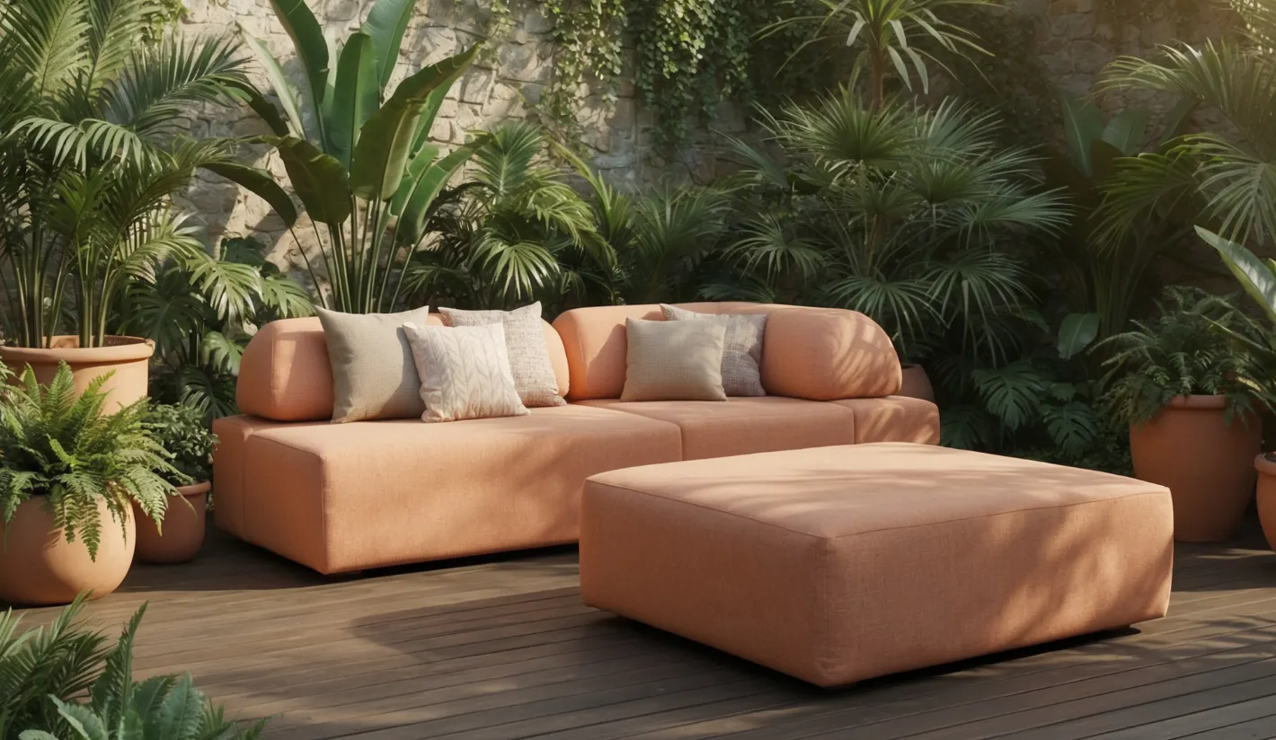 Mobiliario de jardín modular impermeable
