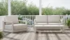 Set de aluminio en beige para exterior