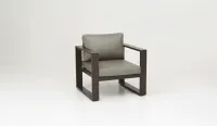Set jardín en tejido náutico en gris