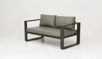 Set jardín en tejido náutico en gris