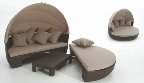 Cama de Jardín rattan